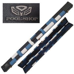 Etui rigide White/Black/ Blue Poolshop 2 pièces 3/4