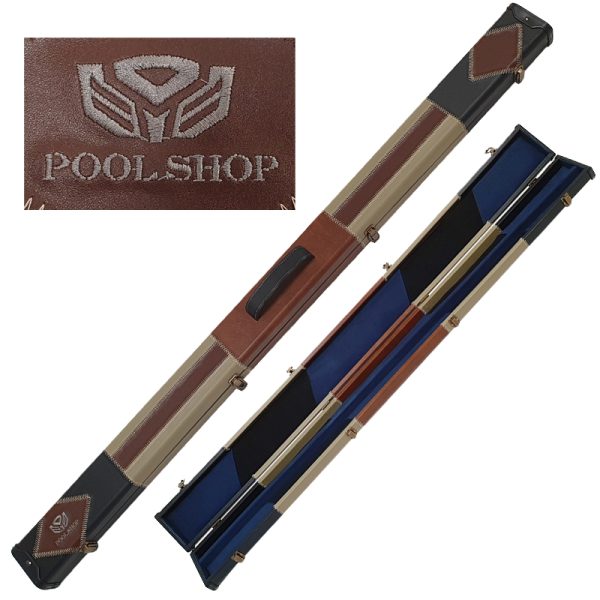 Etui rigide Brown Dark/Clear Poolshop 1 pièce