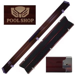 Etui aluminium Deluxe Rosewood Effect Poolshop 2 pièces 3/4