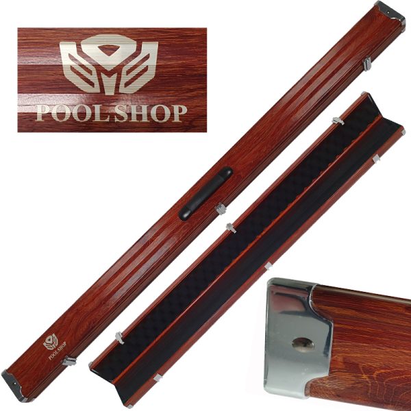 Etui aluminium Deluxe Walnut Effect Poolshop 2 pièces 3/4