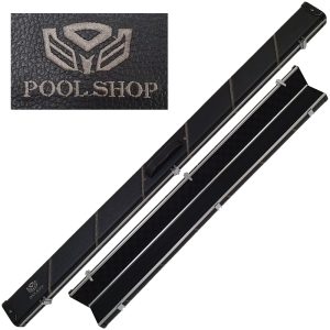 Etui aluminium/cuir Poolshop Black 1 pièce