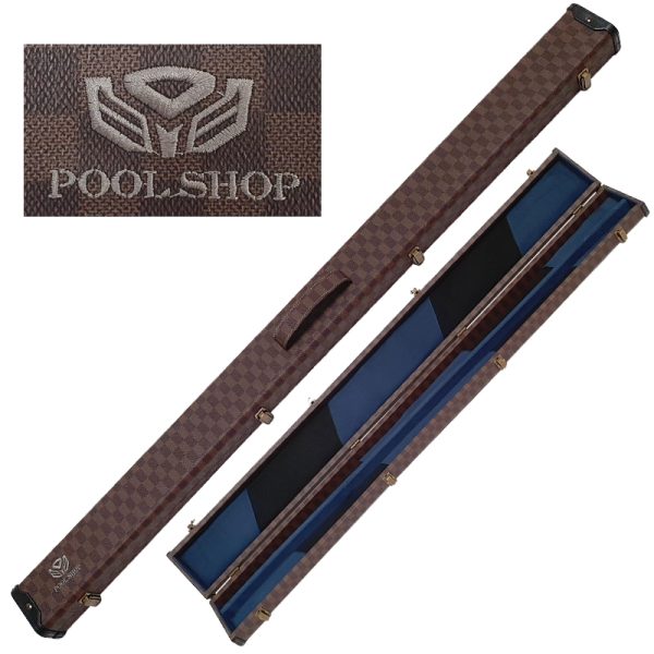 Etui rigide Brown/Damier Poolshop 2 pièces 3/4