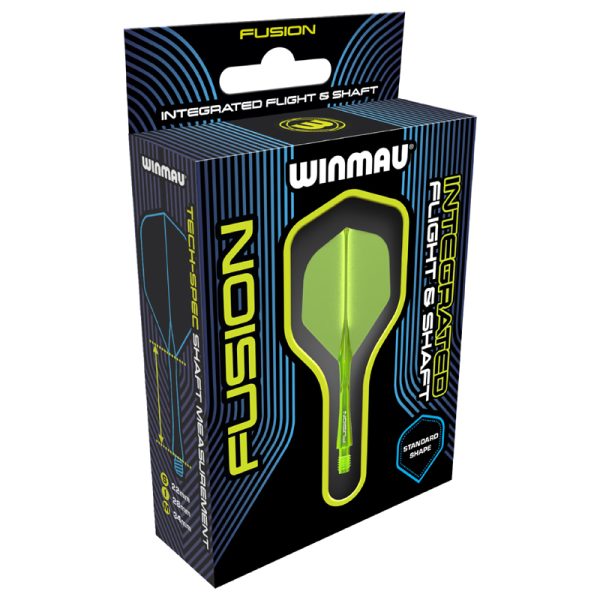 Combi Ailette&Tige Winmau Fusion Soft Fluo Yellow 22mm