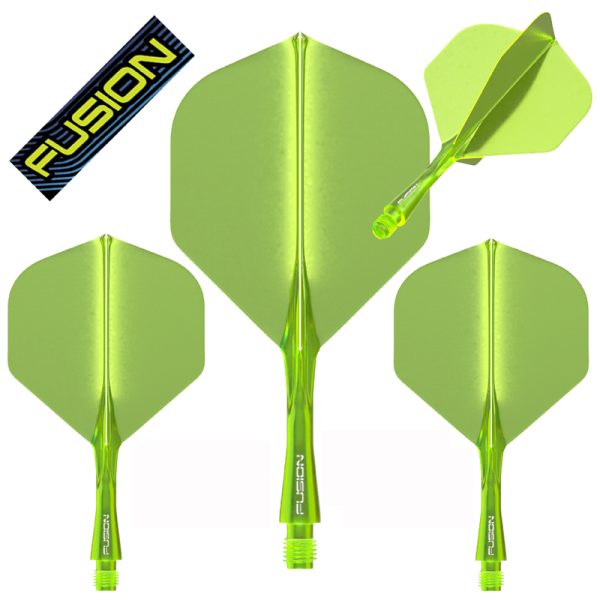 Combi Ailette&Tige Winmau Fusion Soft Fluo Yellow 22mm