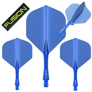 Combi Ailette&Tige Winmau Fusion Soft Blue azur 22mm