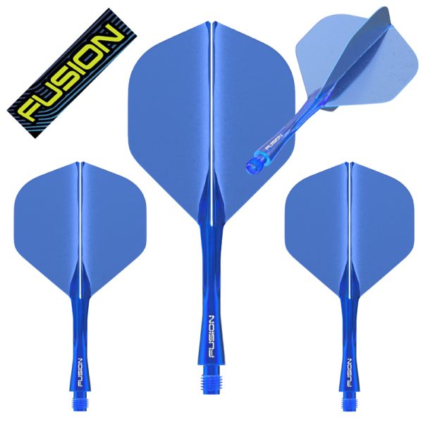 Combi Ailette&Tige Winmau Fusion Soft Blue azur 28mm