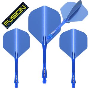 Combi Ailette&Tige Winmau Fusion Soft Blue azur 34mm