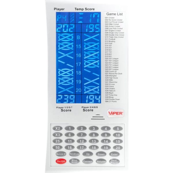 Compteur Digital ProScore Viper White