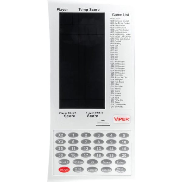 Compteur Digital ProScore Viper White