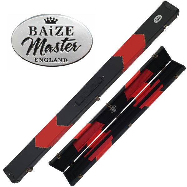Etui rigide renforcé black/red Baize Master 2 pièces 3/4