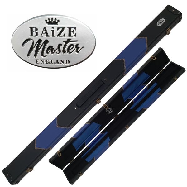Etui rigide renforcé black/royal blue Baize Master 2 pièces 3/4