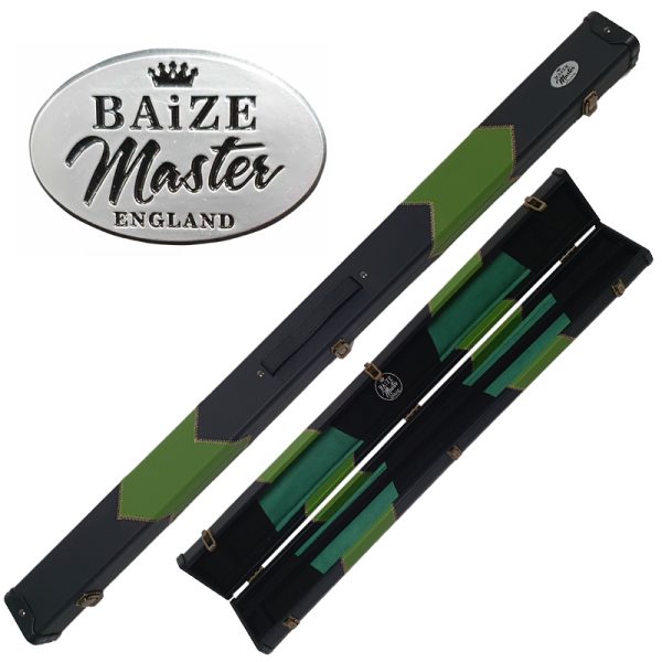 Etui rigide renforcé black/green Baize Master 2 pièces 3/4