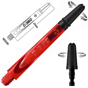 Tige (3) Poly 360 Top Carbon red medium