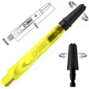 Tige (3) Poly 360 Top Carbon yellow medium