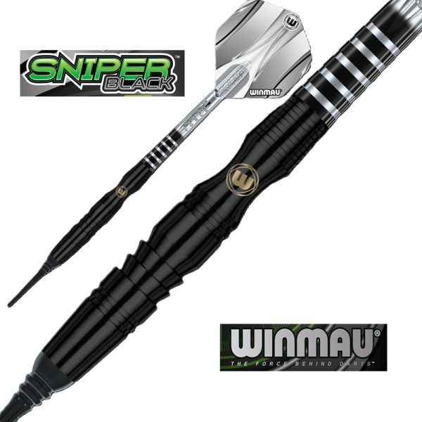 Jeu nylon Winmau Sniper Black A 90% tgs 20g